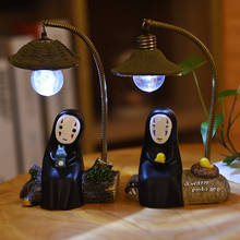 Spirited Away No Face Man LED Night Light Miyazaki Hayao Touch Lamp Kids Table Lights Bedroom Light Fixtures Baby Christmas Gift 2024 - buy cheap