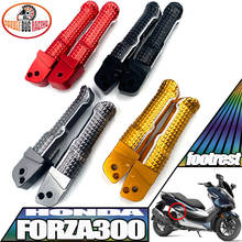 Аксессуары для мотоциклов, алюминиевая задняя педаль, подножки для пассажиров, подножки для Forza300 2018, 2019, 2020, FORZA 300 '18-'20 2024 - купить недорого