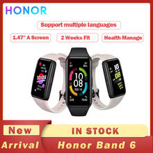 Смарт-браслет Honor Band 6, 1,47 дюйма, AMOLED, Bluetooth 2024 - купить недорого