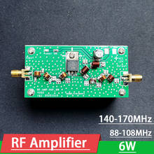 AMPLIFICADOR DE POTENCIA RF 6W FM 88-108MHz 140-170MHz DC 12v para VHF Ham Radio AMP WTIH disipador de calor 2024 - compra barato