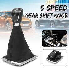 5 Speed Manual Car Gear Shift Knob Shifter Lever Gaiter Boot Cover for ford Focus MK2 FL MK3 MK4 MK7 Mondeo Galaxy Kuga 2024 - buy cheap