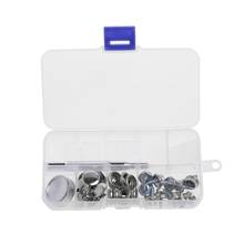 32 Pcs Stainless Steel Boat Marine Canvas Fabric Snap Cover Button Socket Kit 1XCF 2024 - buy cheap