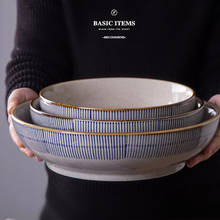 FANCITY Large size ceramic soup bowl, large soup bowl, hotel tableware, household noodle bowl, crayfish plate, boiled fish bowl 2024 - buy cheap