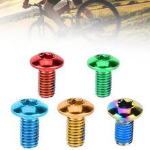 12Pcs Colorful Bicycle Brake Disc Screws T25 M5x10mm MTB Bike Steel Disc Brake Rotor Torx Bolts Bicycle Brake Fixing Screws 2024 - buy cheap