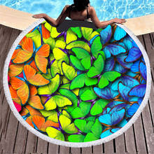 New Color Animal Flower Butterfly Printing Quick-drying Microfiber Bath Towels Sea Swimming Beach Towel Without Sticking Sand 2024 - buy cheap