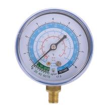 AIMOMETER New Air Conditioner R404 R134A R22 Refrigerant Low Pressure Gauge PSI KPA Blue 2024 - buy cheap