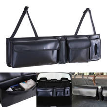 Car Rear Seat Storage Bag Carbon Fiber Trunk Hanging Bag Car Storage Supplies Car Interior 2021 New 2024 - buy cheap