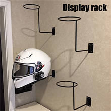 Rack de parede para capacetes de motocicleta, suporte de ferro para fixar na parede, gancho para prender capacetes, chapéus, bonés, rack de capacetes 2024 - compre barato