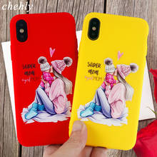 Cute Phone Case for iPhone X XR XS Max 12 11 8 7 6s Mini Plus Pro MAX SE Funny Cases Soft Silicone Fitted TPU Accessories Cover 2024 - buy cheap