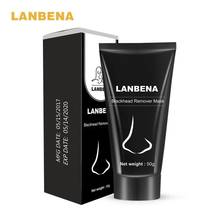 LANBENA-eliminador de acné, mascarilla negra para el cuidado Facial, espinillas, acné, reduce los poros, mejora la piel rugosa, tratamiento para el acné, 50g 2024 - compra barato