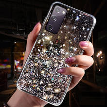 Funda con purpurina y estrella de diamante para Samsung Galaxy, S9, S10 Plus, S10e, S21, S20 Plus, Note 10 Lite, S20 FE, Note 20 Ultra 2024 - compra barato