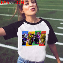 Camiseta de Jojo Bizarre Adventure Unisex, ropa de calle informal, de Manga, divertida, de dibujos animados, Hip-Hop 2024 - compra barato