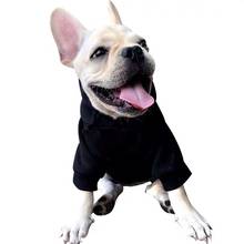 Sudadera con capucha para Bulldog Francés, ropa cálida de invierno para perro, traje para cachorros, padres e hijos, chaqueta de peluche para perros, XQC26 2024 - compra barato