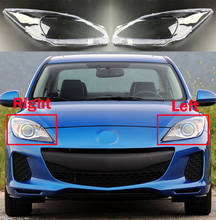 Cubierta de faros delanteros para Mazda, pantalla de lámpara, cubiertas de lente de Faro, Estilismo, 3 velocidades, transparente, 2011-2015 2024 - compra barato