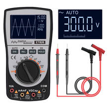 Et826 multímetro digital 2 em 1, testador de osciloscópio inteligente 4 4000 de contagem 20khz com uma chave 2024 - compre barato