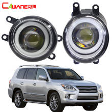 Cawanerl For Lexus LX570 2008 2009 2010 2011 Car 30W LED Fog Light Angel Eye Daytime Running Lamp DRL 3000LM White H11 12V 2024 - buy cheap