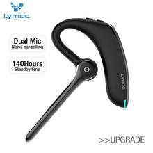 Lymoc Bluetooth V5.0 Headphones HD Stereo Sports Wireless Earphones Handsfree Earhook with Dual Microphone for Busines Driving 2024 - buy cheap