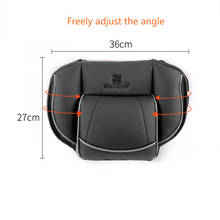 Angle Car Headrest Car Adjustable Leather Pillow S-class Maybach Neck Protector Cushion Seat Headrest Restraint FIt Most Car 2024 - compre barato