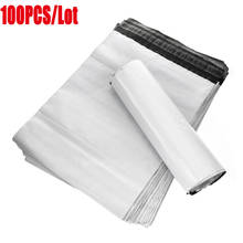 100pcs Courier Bag Self-seal Mailbag Plastic Poly Mailing Envelope Waterproof Postal Shipping Bags Courier Envelope Black White 2024 - buy cheap