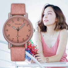 Watch Women Fashion Luxury Brand Leather Watches Women's Casual Quartz Clock Analog Watches Simple Gift Wristwatch reloj mujer 2024 - buy cheap