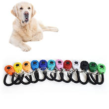 1 Pc Pet Cat Dog Training Clicker Plastic New Dogs Click Trainer Aid Too Adjustable Wrist Strap Sound Key Chain 2024 - buy cheap