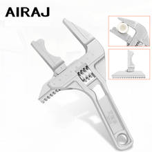 AIRAJ Multi-Function Short Handle Universal Wrench Key Large Opening Bathroom Wrench Adjustable Aluminum Alloy Repair Hand Tools 2024 - buy cheap