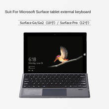 Teclado inalámbrico para portátil, compatible con Microsoft Surface Pro 3/4/5/6/7 y GO2, teclado inalámbrico con Bluetooth 2024 - compra barato