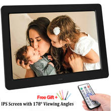 10"Digital Picture Photo Frame IPS Full-View Screen Photo Album 1280*800 Clock Calendar Video Player with Remote Control 2024 - buy cheap