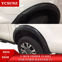 5D Fender Flares Wheel Arch Expansion Arches For Ford Ranger T7 Wildtrak 2016 2017 2018 Double Cabin 2024 - buy cheap