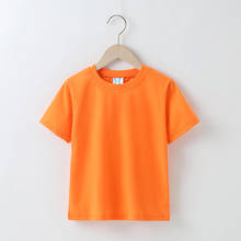 Camiseta de manga corta para niñas, blusa holgada de colores caramelo para niños, ropa interior para estudiantes Y adolescentes, Tops para niñas de 10 años 2024 - compra barato