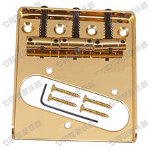 A set of Golden guitar strings Bridge Saddle Hardtail Bridge Electric Guitar Bridge Guitar Parts 2024 - buy cheap