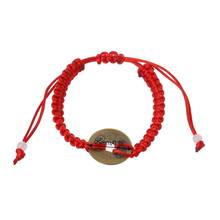 Chinese Feng Shui Wealth Lucky Copper Coin Pendant Red String Bracelets Jewelry 2024 - buy cheap