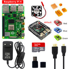 Raspberry Pi 4 Model B Kit 2GB/4GB/8GB RAM Board+ Cable + Acrylic Case + SD Card + Reader +5V 3A Power Supply for Raspberry Pi 4 2024 - buy cheap