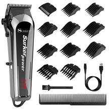 Surker Electric Hair Clipper Powerful Hair Trimmer Cordless Baber Rechargeable Hair Cutting Machine For Men 2024 - buy cheap