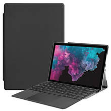 Funda de cuero PU para tableta, carcasa multicolor de alta calidad a prueba de golpes, antipolvo, para Microsoft Surface Pro 4, 5, 6, hombres y mujeres 2024 - compra barato