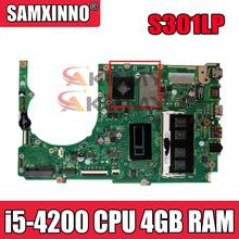 S301LP With i5-4200 CPU 4GB RAM Mainboard REV2.2 For ASUS S301L S301LA Q301LA S301LP Laptop Motherboard 100% Test free shipping 2024 - buy cheap