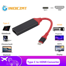 INIOICZMT 4K 30hz USB Type C to HDMI Adapter Male to Female Converter USB 3.1 to HDMI Cable Adapter for PC Computer TV Display 2024 - buy cheap