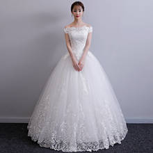 Wedding Dress Bride Plus Size Wedding Dresses Bridal Embroidery Princess Dream Flower Dresses Lace Up 2024 - buy cheap