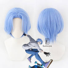 Anime SK8 the Infinity Langa Cosplay Wig SK Eight Light Blue Short Straight Wigs Men Women Heat Resistant Hair 2024 - buy cheap