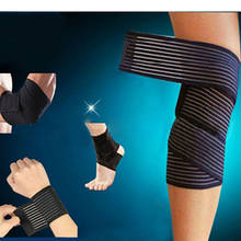Novo joelho cotovelo pulso tornozelo bondage manguito suporte envoltório esporte bandagem cinta de compressão cinto de fitness ginásio cinta fita elástica 2024 - compre barato