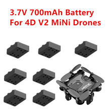 V2 Mini Drone Original Accessories 3.7V 700mAh Battery  Parts For 4D-V2 Mini Dron  Spare parts Flight 10 Minut 2024 - buy cheap