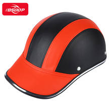 Boné de segurança para capacete de motocicleta, metade do capacete, chapéu duro, estilo vintage, verão, ktm, bmw 2024 - compre barato