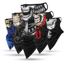 Hiking Scarves Skull Cycling Bandana Triangle Scarf Multifunctional Sport Hunting Hanging Ear Running Face Neck Cover Men Women 2024 - buy cheap