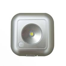 Lâmpada led dimerizada com 3 engrenagens, sensor de movimento, luz noturna, sem fiação, para armários, quartos, cozinha