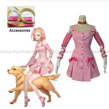 Disfraz de Reimi Sugimoto, JoJo Bizarre Adventure de Anime, accesorios de vestido rosa para fiesta de Carnaval y Halloween 2024 - compra barato