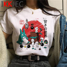 totoro studio ghibli miyazaki hayao t shirt female tumblr print couple  streetwear grunge clothes tumblr 2024 - buy cheap