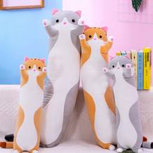 Fat and Thin Cat Plush Toys Animal Cat Cute Long Soft Toys Sleeping Pillow Cushion Stuffed Gift Doll for Kids Birthday 2024 - buy cheap