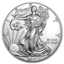 American Statue of Liberty Eagle Iron Commemorative Coin Collection Gift Hot 2024 - buy cheap