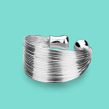 Bohemio creativa anillo de joyería de las mujeres 925 multicapa de plata anillo de plata maciza, anillo Ajuste libre de regalo de cumpleaños 2024 - compra barato