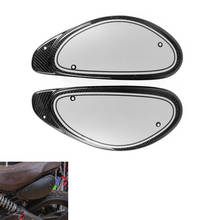 for Ducati Scrambler Cafe Racer Motorcycle Carbon fiber Side Panel Plate with Bracket Blank Rear Seat Guard Cover accessories 2024 - buy cheap